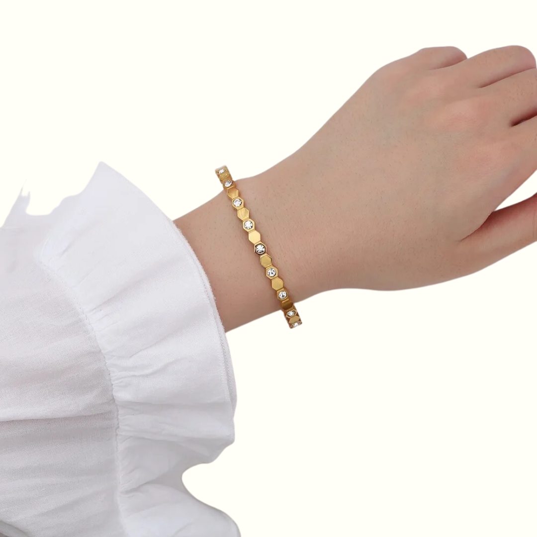 BRACELET JONC CARLA ROSE GOLD