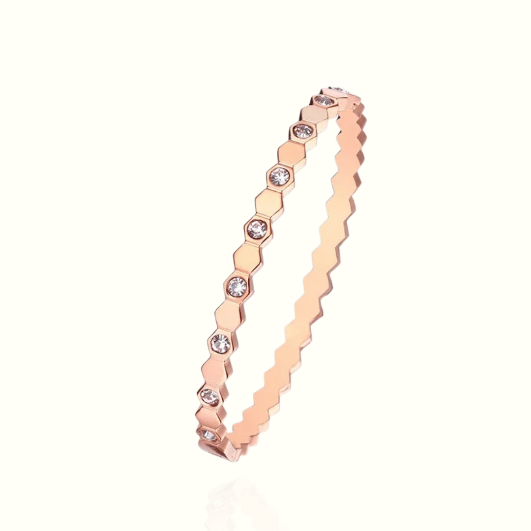 BRACELET JONC CARLA ROSE GOLD