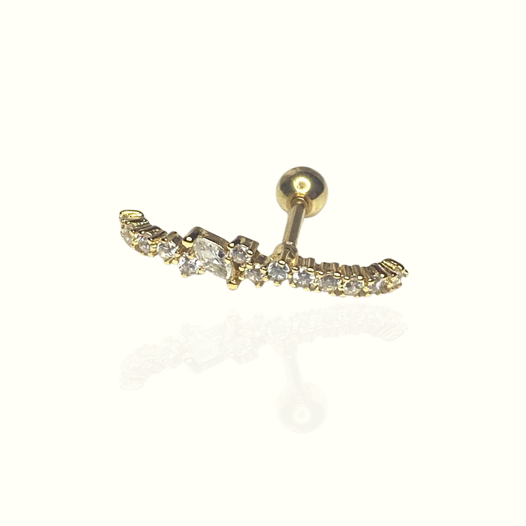 boucle d'oreille acier inoxydable bijoux tendances piercing oreille collier argent joaillerie or